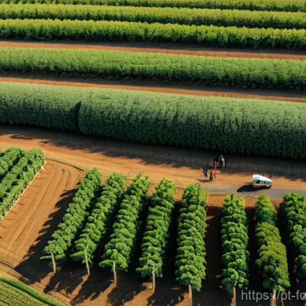 푸드테크와 식품 혁신을 위한 협업 사례 - Regenerative Harmony in the Portuguese Countryside**

**Prompt:** A vibrant, sun-drenched aerial vie...